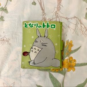 studio ghibli totoro tri fold wallet kawaii anime